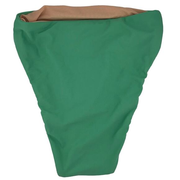 J. Crew High Rise Bikini Bottom Classic Green Size XXS NWT - Picture 2 of 3